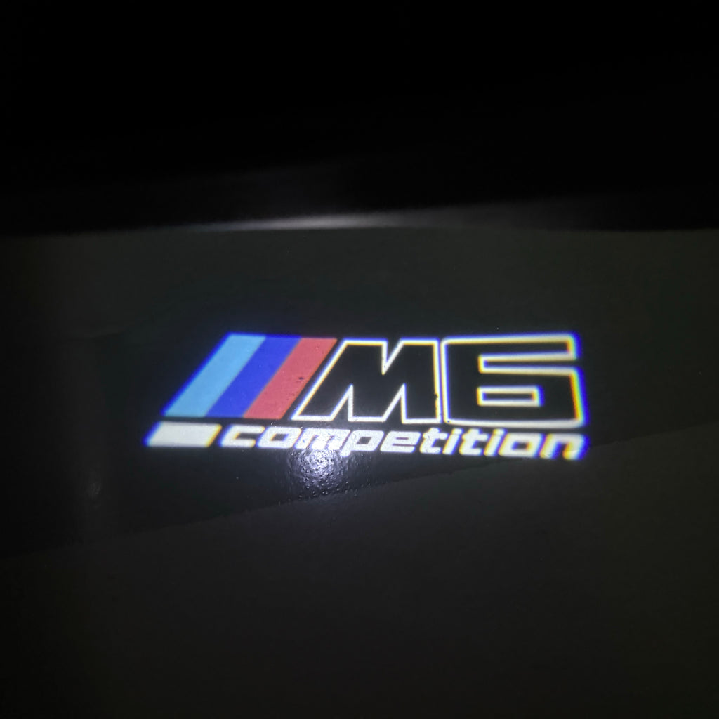 BMW M3 LOGO PROJECTOR LIGHTS Nr.24 (الكمية 1 = 1 مجموعة / 2 أضواء باب)