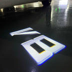 BMW M3 LOGO PROJECTOR LIGHTS Nr.24 (الكمية 1 = 1 مجموعة / 2 أضواء باب)