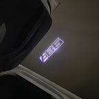 BMW M3 LOGO PROJECTOR LIGHTS Nr.24 (الكمية 1 = 1 مجموعة / 2 أضواء باب)
