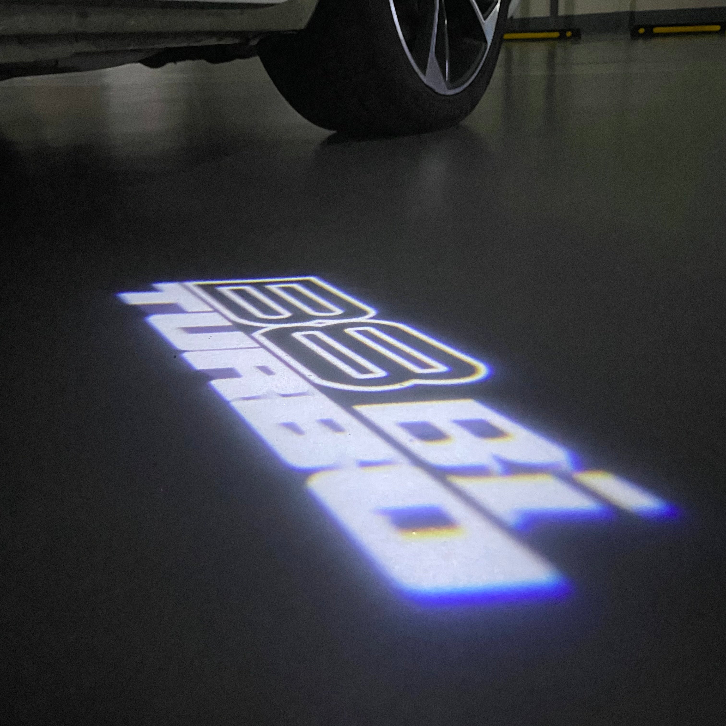 ALPINA B8  Bi TURBO  LOGO PROJECTOT LIGHTS  (quantity 1 = 1 sets/2 door lights) Nr.07A45