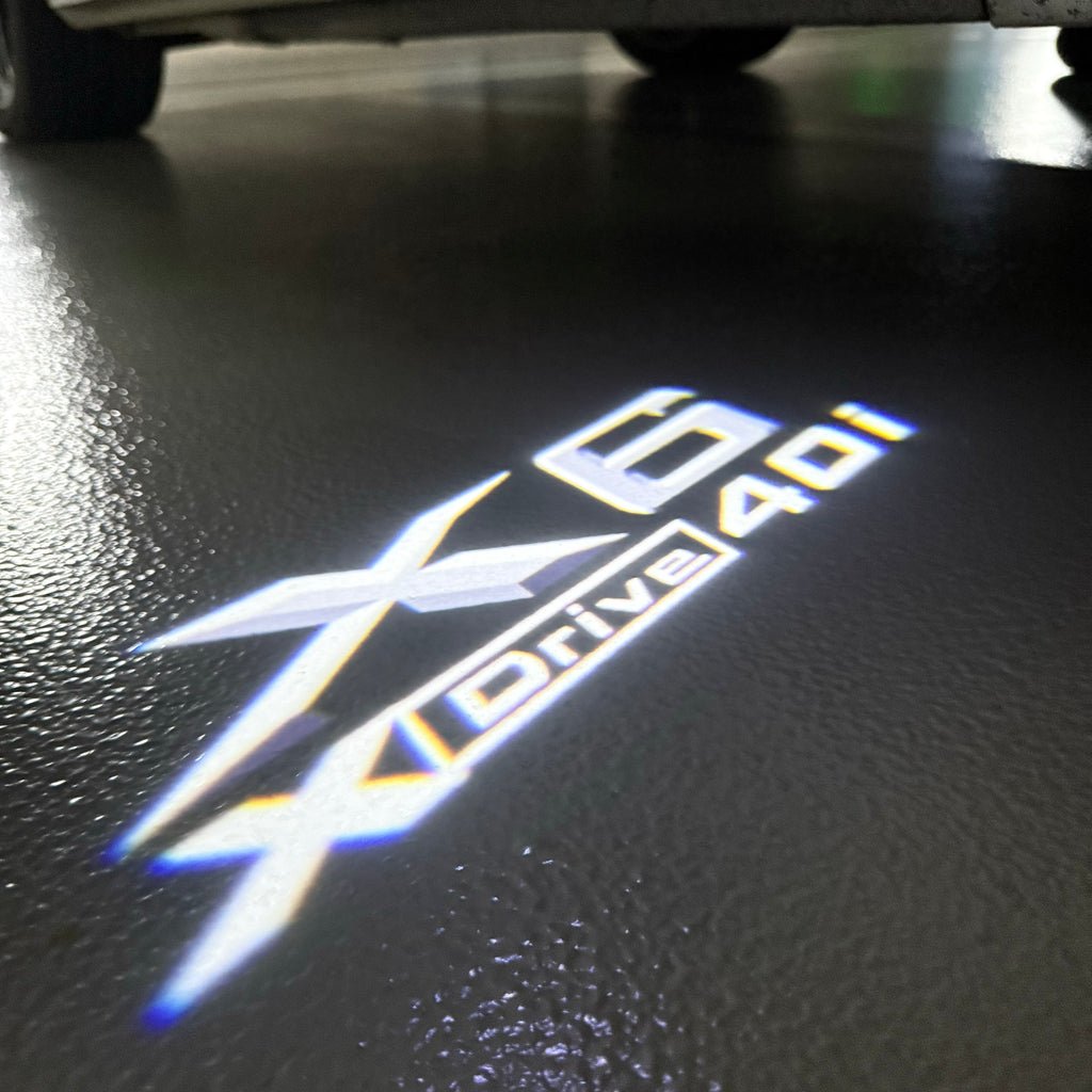 BMW M3 LOGO PROJECTOR LIGHTS Nr.24 (الكمية 1 = 1 مجموعة / 2 أضواء باب)