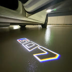 BMW M3 LOGO PROJECTOR LIGHTS Nr.24 (الكمية 1 = 1 مجموعة / 2 أضواء باب)