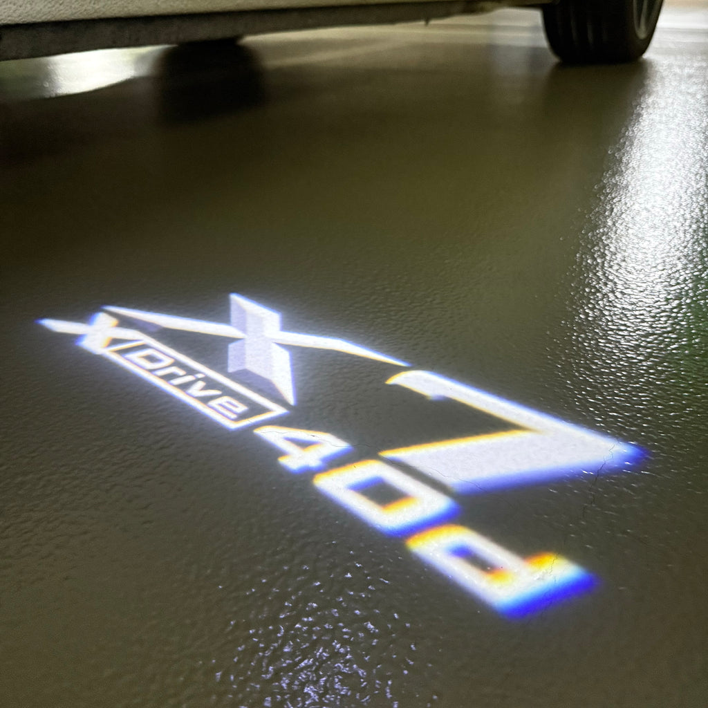 BMW M3 LOGO PROJECTOR LIGHTS Nr.24 (الكمية 1 = 1 مجموعة / 2 أضواء باب)