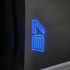 ALPINA B7  LOGO PROJECTOT LIGHTS  (quantity 1 = 1 sets/2 door lights) Nr.07A31