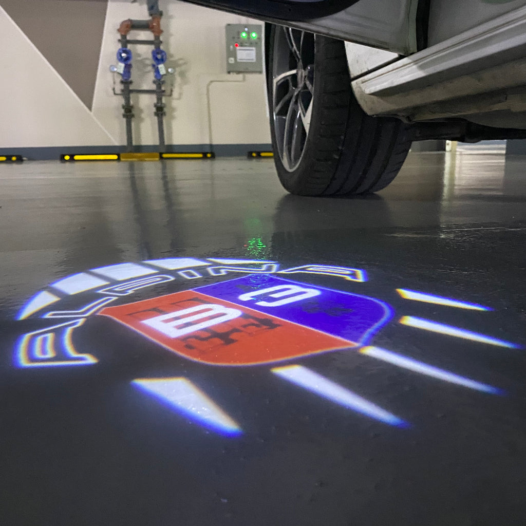 بي ام دبليو LOGO PROJECTOT أضواء Nr.07 (الكمية 1 = 1 مجموعات / 2 أضواء الباب)