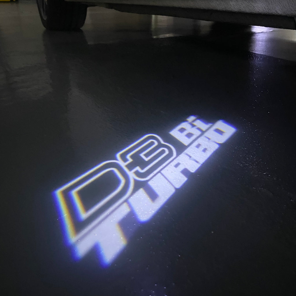 ALPINA D3 Bi TURBO LOGO PROJECTOT LIGHTS  (quantity 1 = 1 sets/2 door lights) Nr.07A55