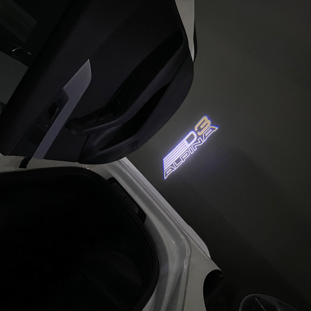 ALPINA D3  LOGO PROJECTOT LIGHTS  (quantity 1 = 1 sets/2 door lights) Nr.07A26