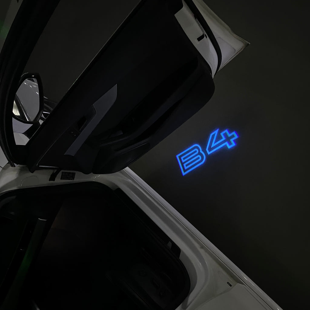 ALPINA B4 LOGO PROJECTOT LIGHTS  (quantity 1 = 1 sets/2 door lights) Nr.07A35