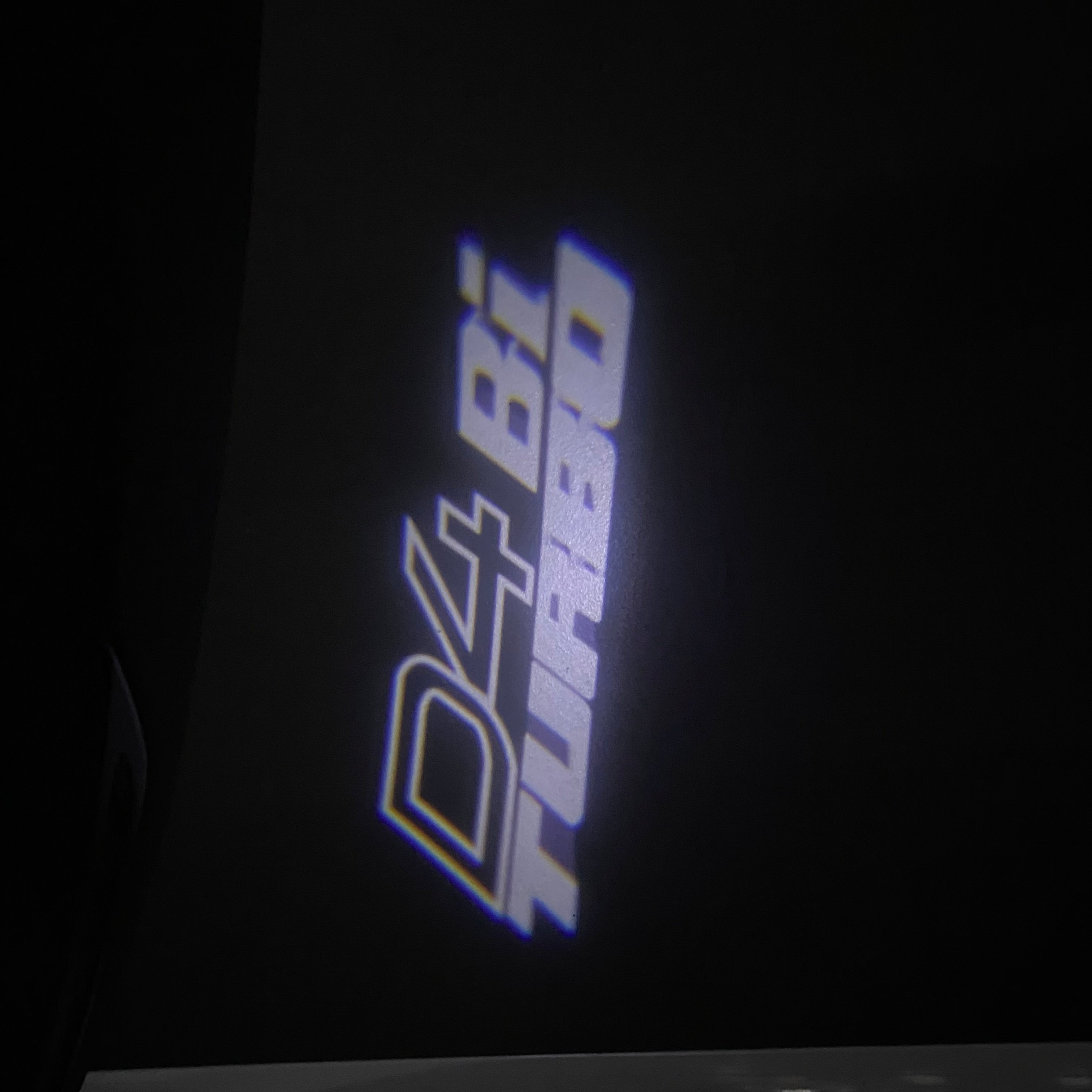 ALPINA D4  Bi TURBO LOGO PROJECTOT LIGHTS  (quantity 1 = 1 sets/2 door lights) Nr.07A48