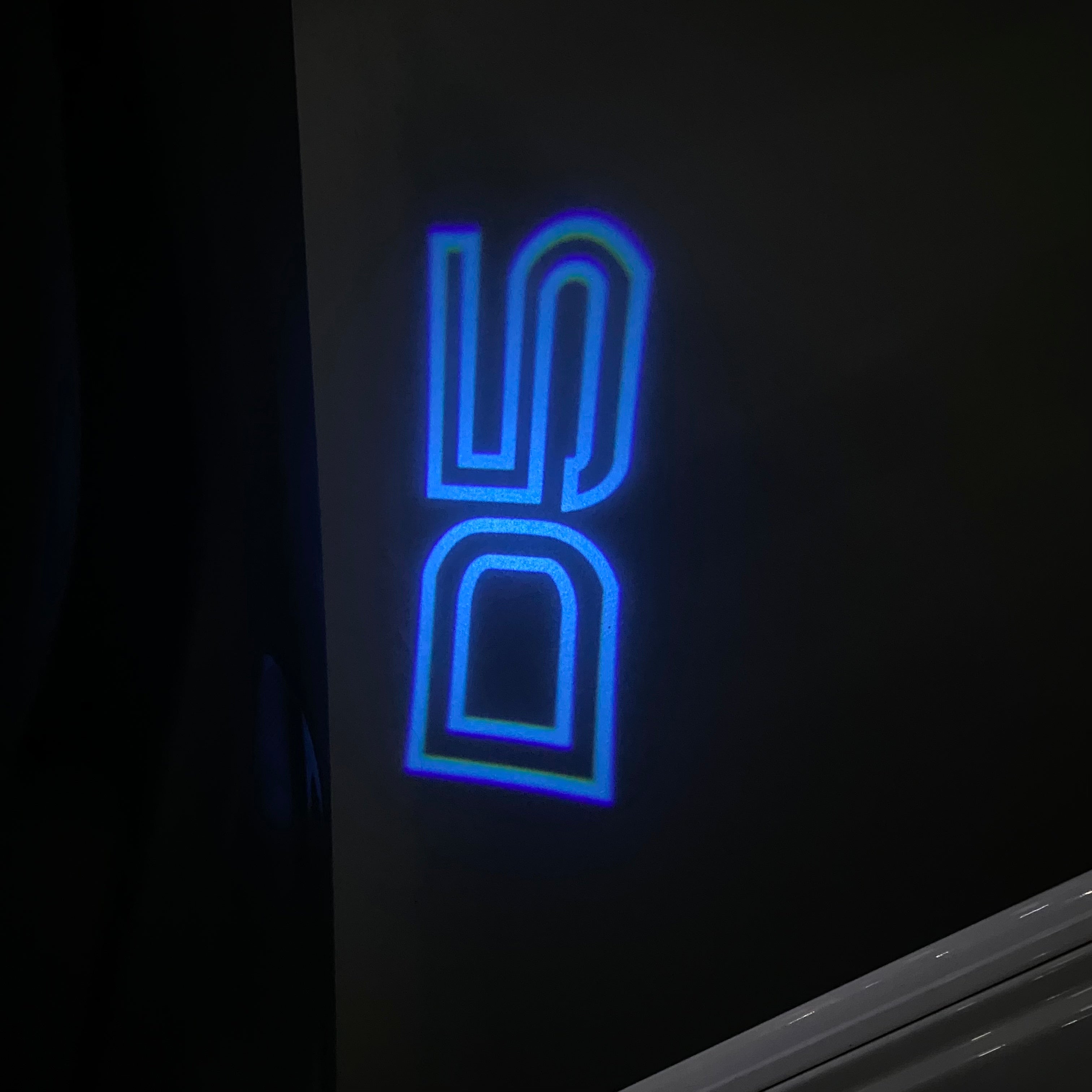 ALPINA D5 LOGO PROJECTOT LIGHTS  (quantity 1 = 1 sets/2 door lights) Nr.07A17