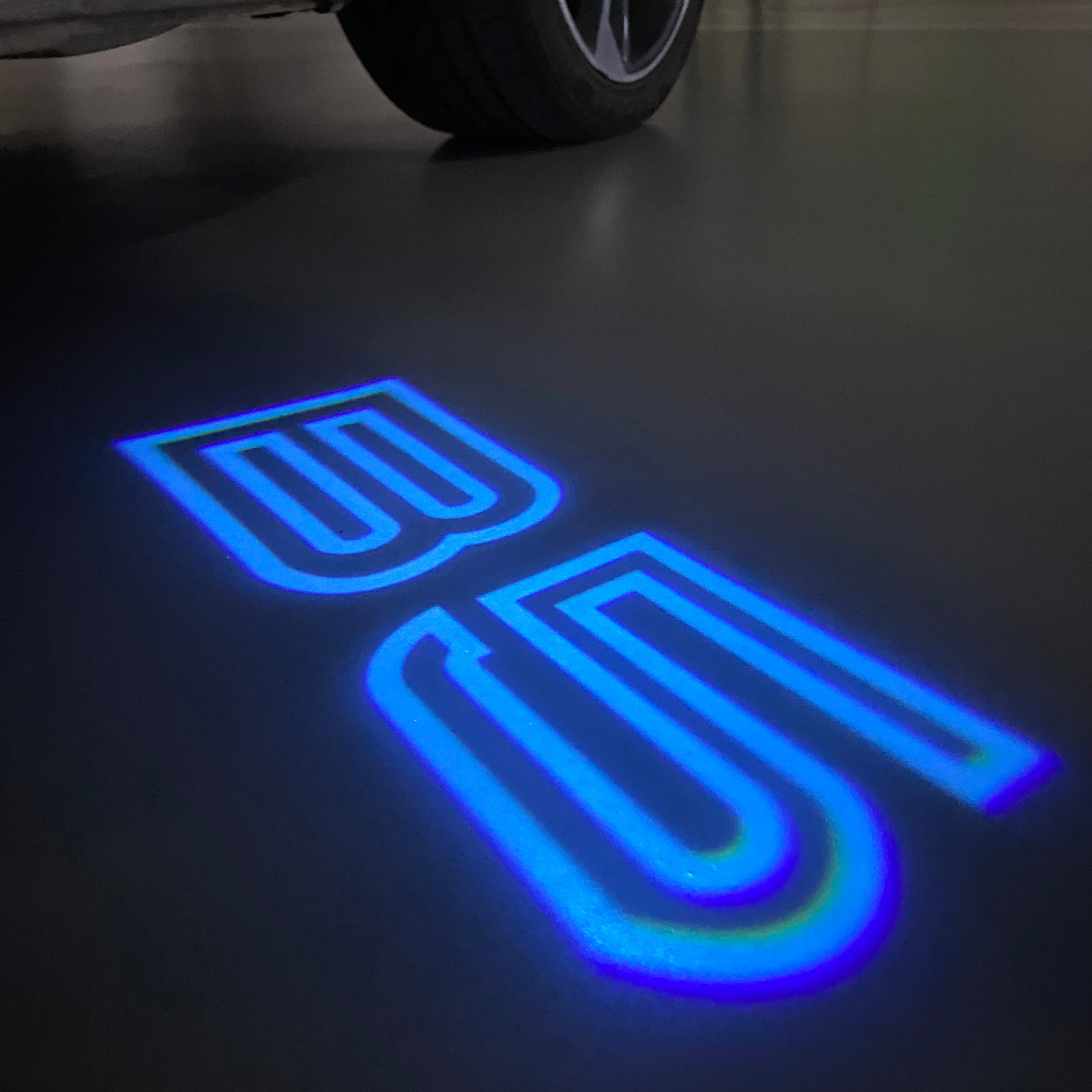 ALPINA B5  LOGO PROJECTOT LIGHTS  (quantity 1 = 1 sets/2 door lights) Nr.07A21