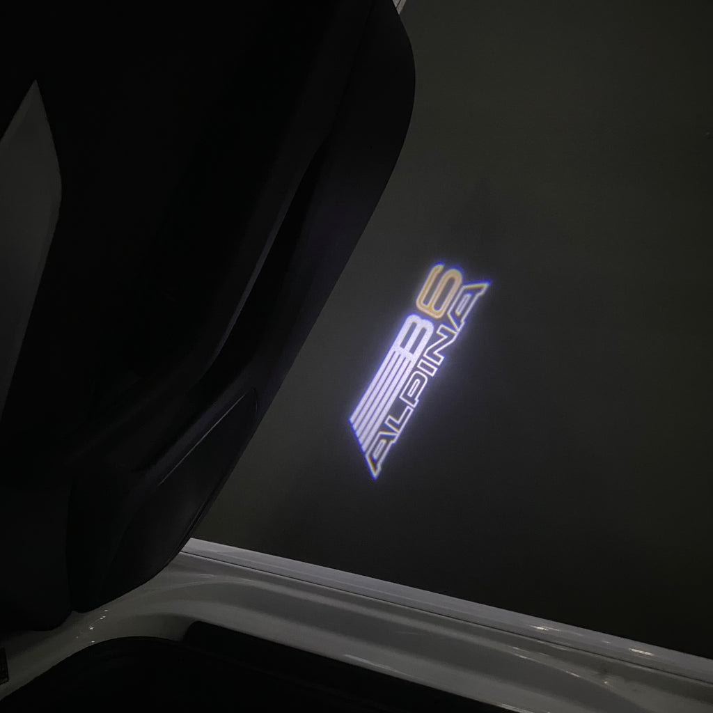 ALPINA B6  LOGO PROJECTOT LIGHTS  (quantity 1 = 1 sets/2 door lights) Nr.07A39