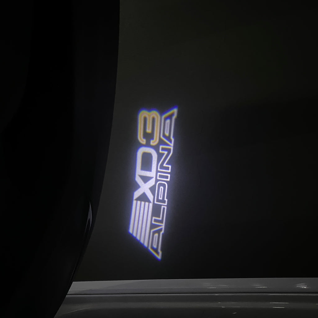 ALPINA XD3 LOGO PROJECTOT LIGHTS  (quantity 1 = 1 sets/2 door lights) Nr.07A64
