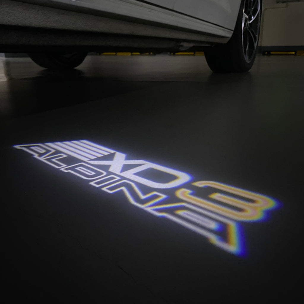 ALPINA XD3 LOGO PROJECTOT LIGHTS  (quantity 1 = 1 sets/2 door lights) Nr.07A64