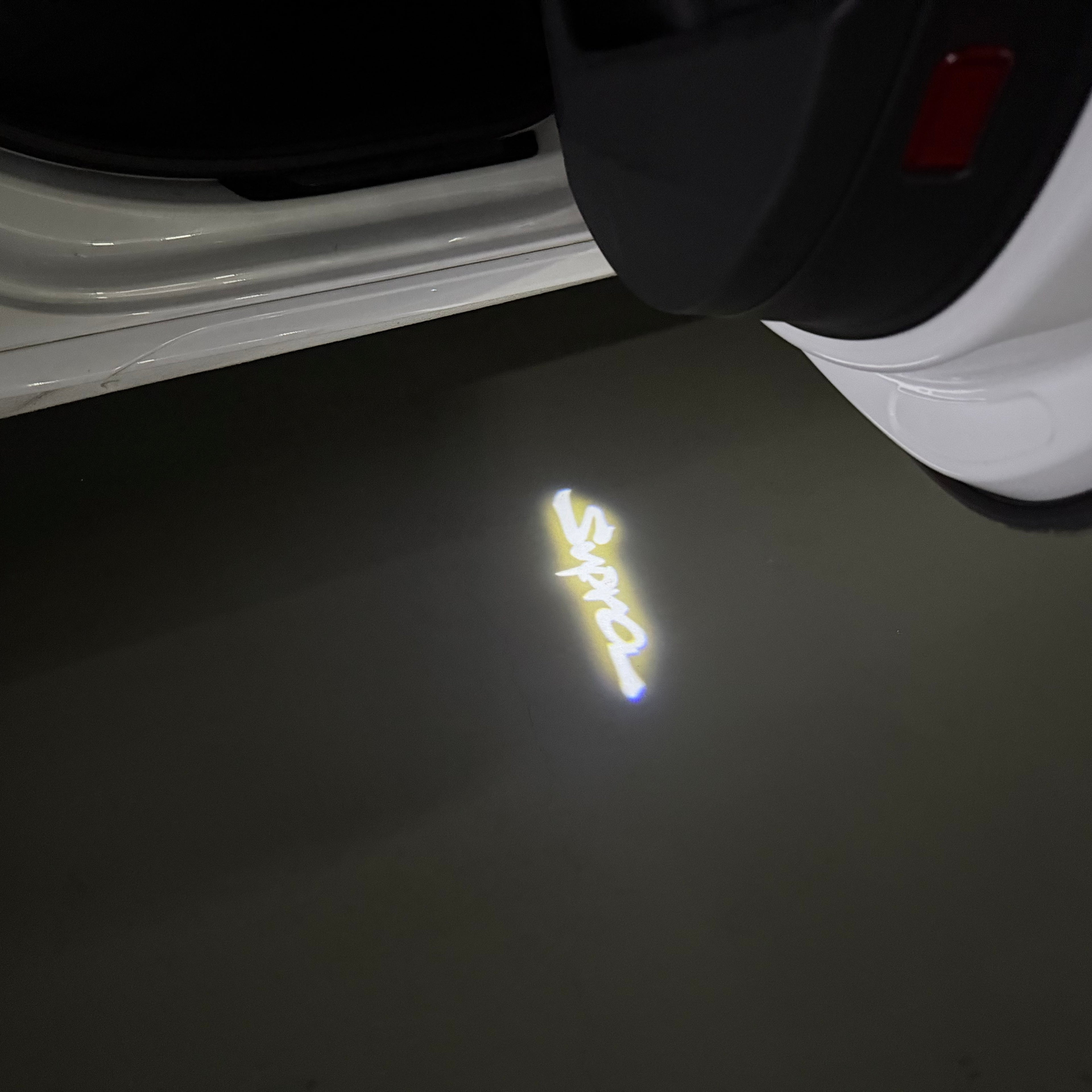 TOYOTA SUPRA  LOGO PROJECROTR LIGHTS  (quantity 1 = 1 sets/2 door lights) Nr.0G40