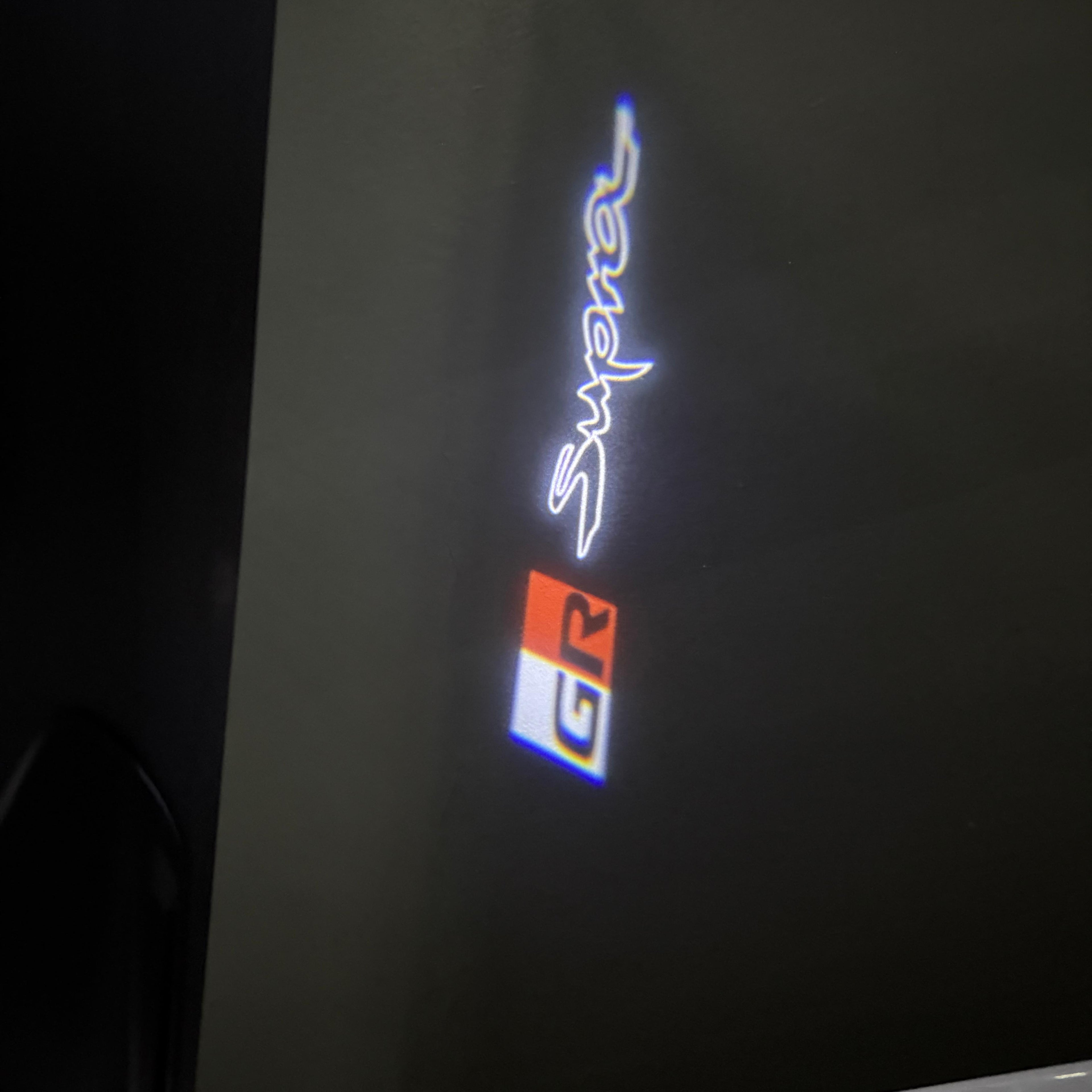 TOYOTA  SUPRA   LOGO PROJECROTR LIGHTS  (quantity 1 = 1 sets/2 door lights) Nr.0G33