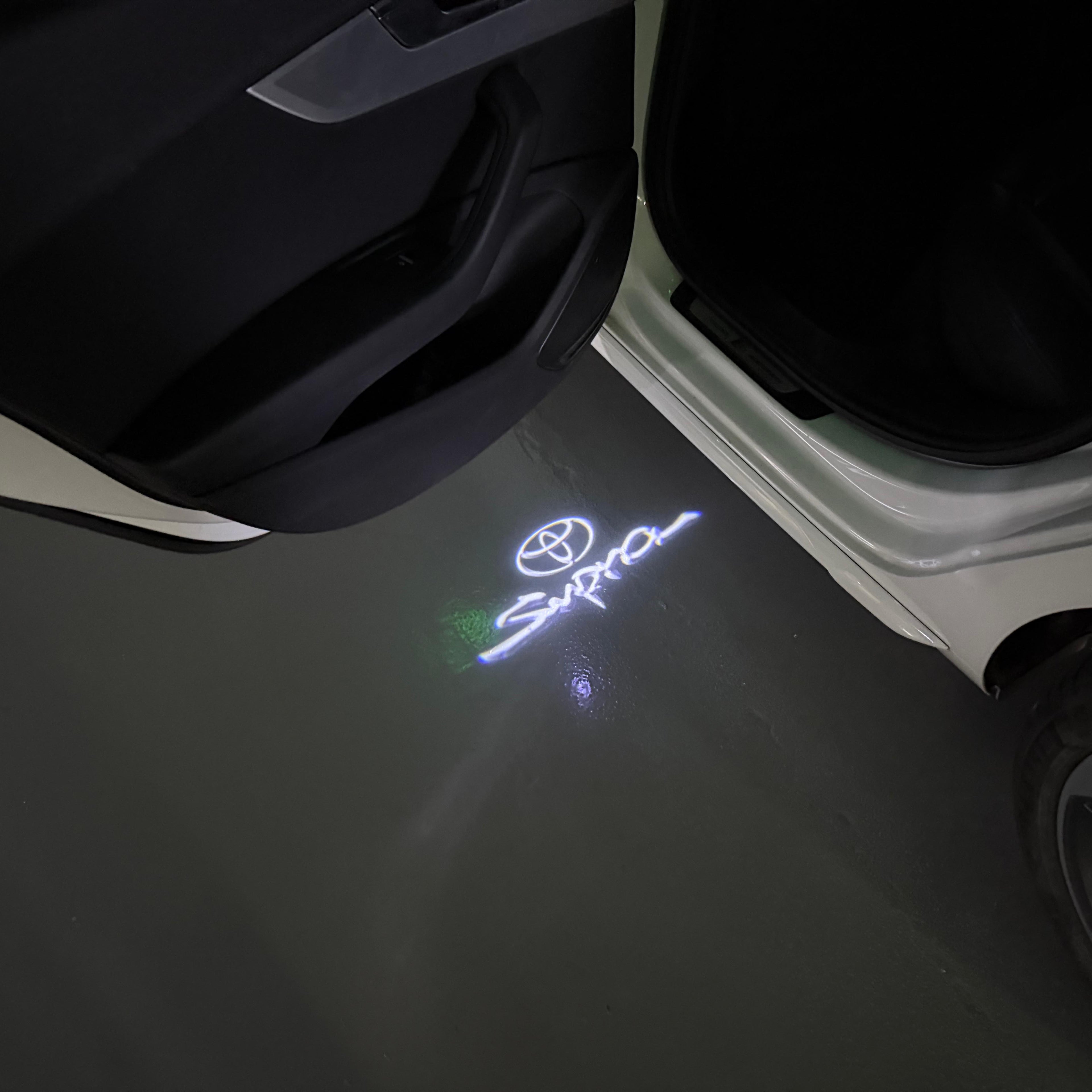 TOYOTA  SUPRA   LOGO PROJECROTR LIGHTS  (quantity 1 = 1 sets/2 door lights) Nr.0G37