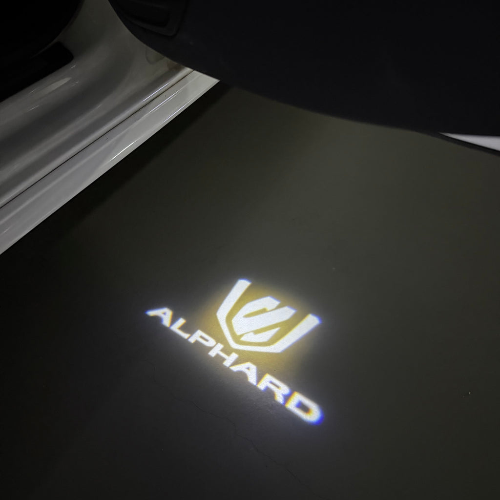 TOYOTA  ALPHARD LOGO PROJECROTR LIGHTS  (quantity 1 = 1 sets/2 door lights) Nr.0G49