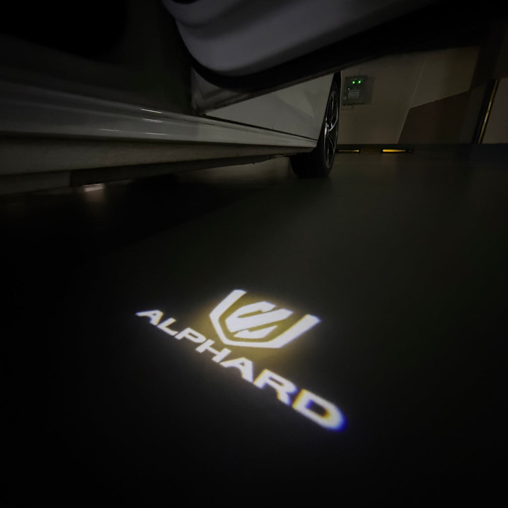 TOYOTA  ALPHARD LOGO PROJECROTR LIGHTS  (quantity 1 = 1 sets/2 door lights) Nr.0G49