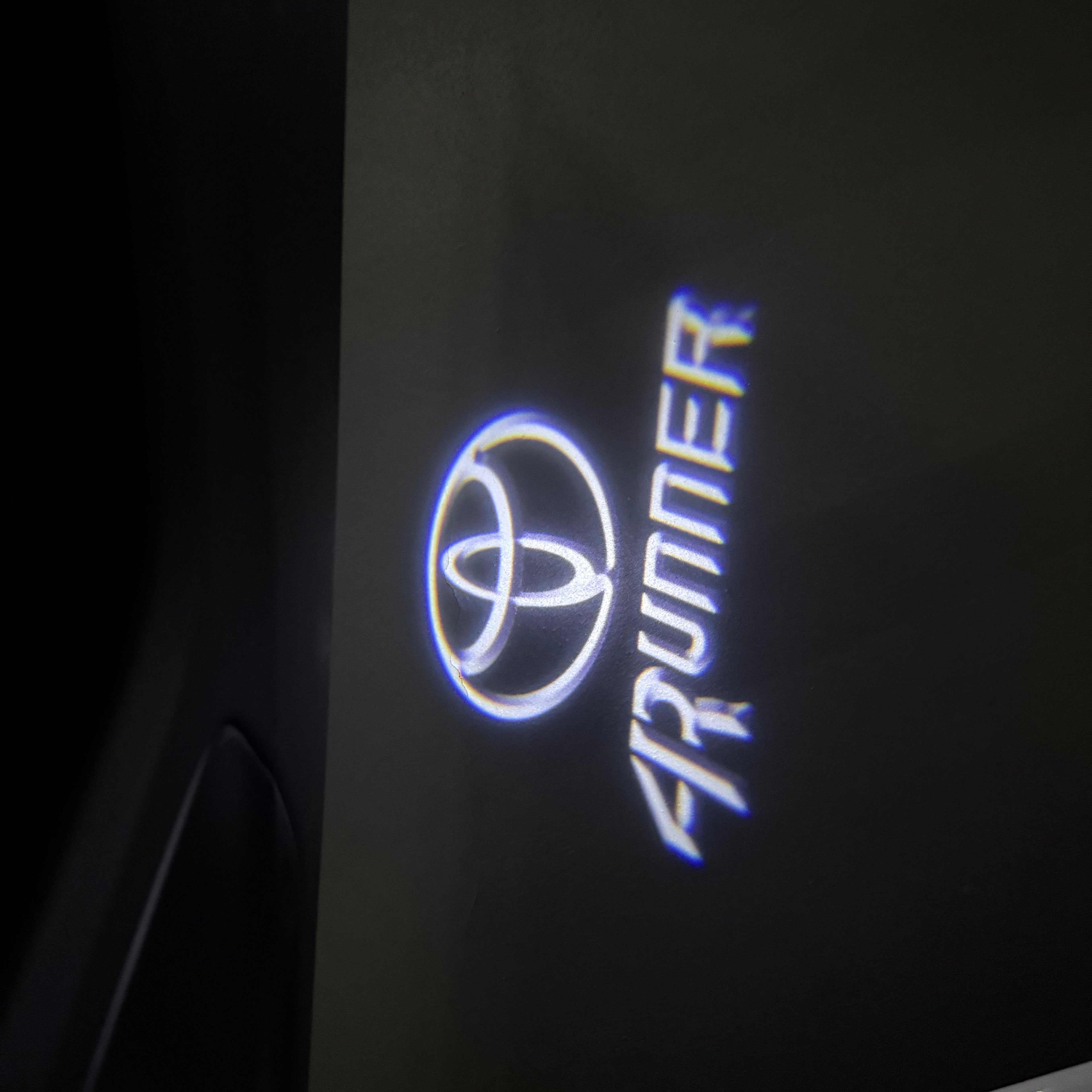 TOYOTA  4RUNNER LOGO PROJECROTR LIGHTS  (quantity 1 = 1 sets/2 door lights) Nr.0GP02