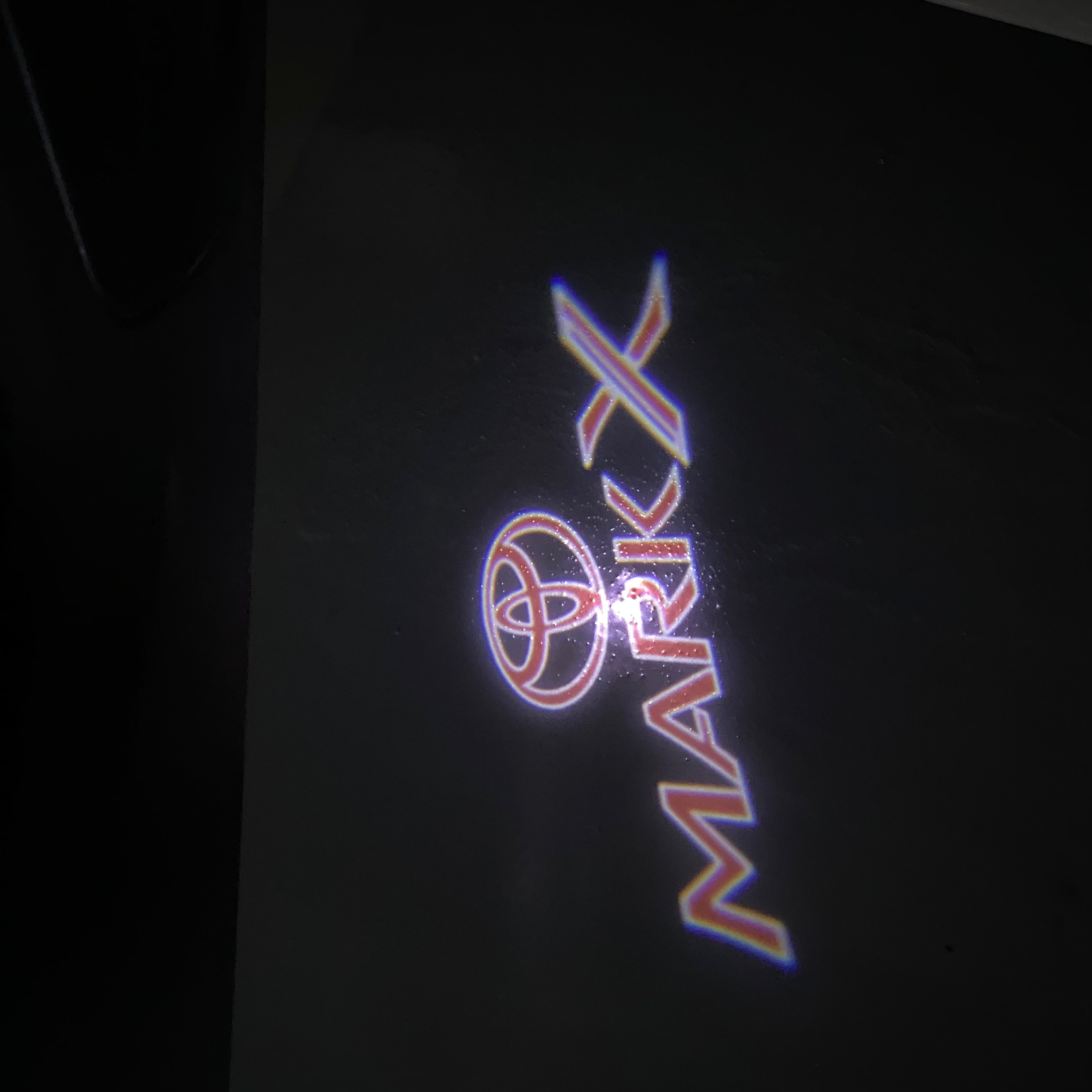 TOYOTA MARK X  LOGO PROJECROTR LIGHTS  (quantity 1 = 1 sets/2 door lights) Nr.0G05