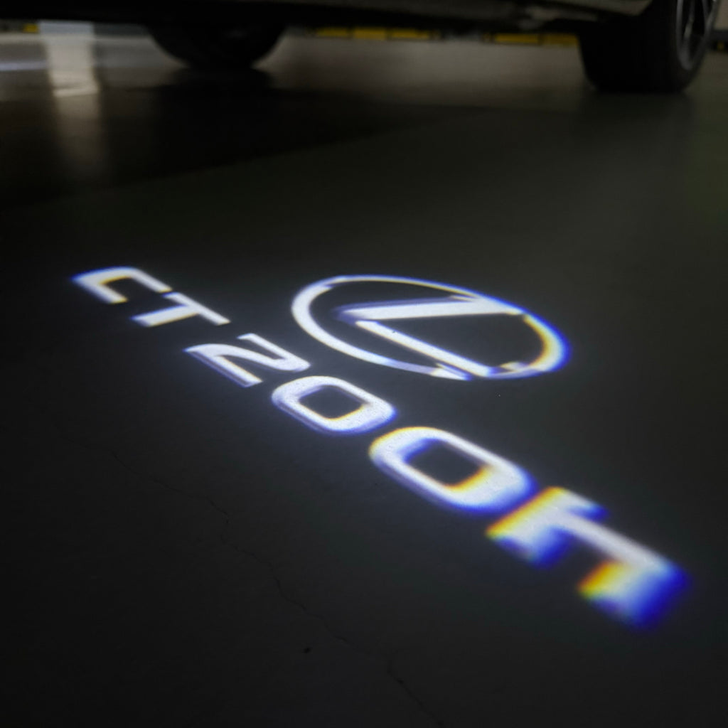 LEXUS LOGO PROJECTOR LIGHTS Nr.01 (الكمية 1 = 1 مجموعة / 2 أضواء باب)