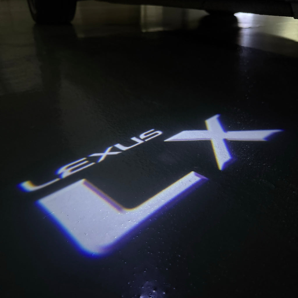 LEXUS LOGO PROJECTOR LIGHTS Nr.01 (الكمية 1 = 1 مجموعة / 2 أضواء باب)