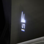 LEXUS  IS LOGO PROJECROTR LIGHTS (quantity 1 = 1 sets/2 door lights)Nr.01a54