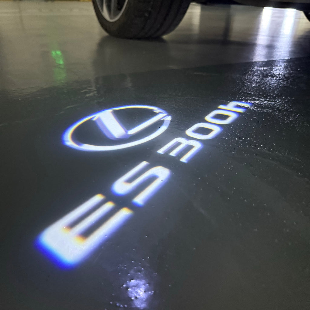 LEXUS LOGO PROJECTOR LIGHTS Nr.01 (الكمية 1 = 1 مجموعة / 2 أضواء باب)