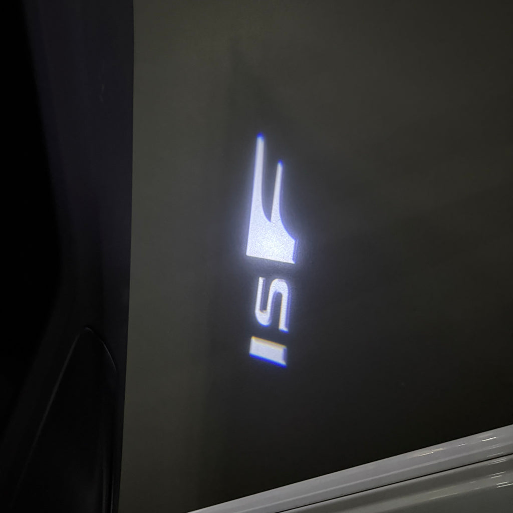 LEXUS  IS LOGO PROJECROTR LIGHTS (quantity 1 = 1 sets/2 door lights)Nr.01a54
