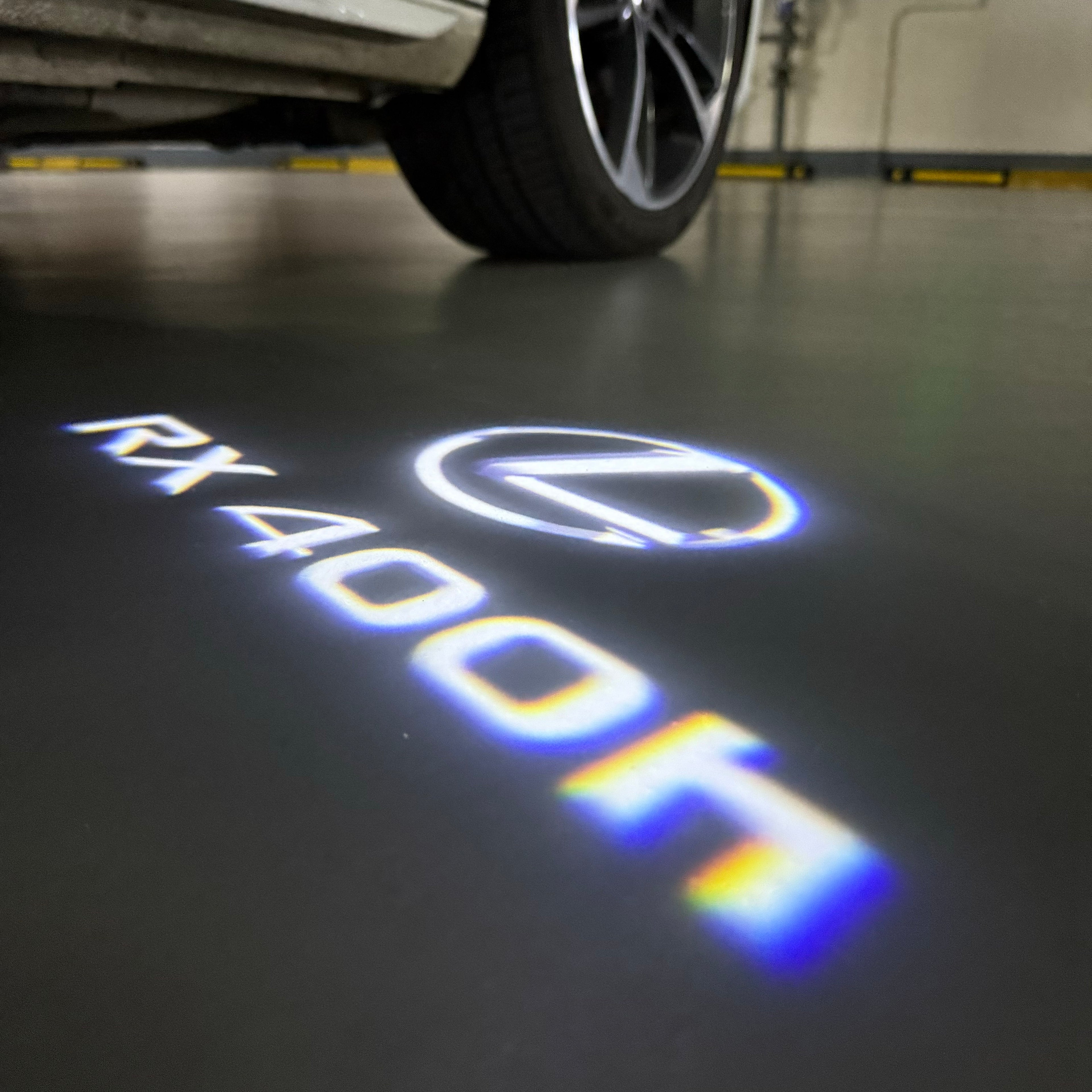 LEXUS LOGO PROJECTOR LIGHTS Nr.01 (الكمية 1 = 1 مجموعة / 2 أضواء باب)