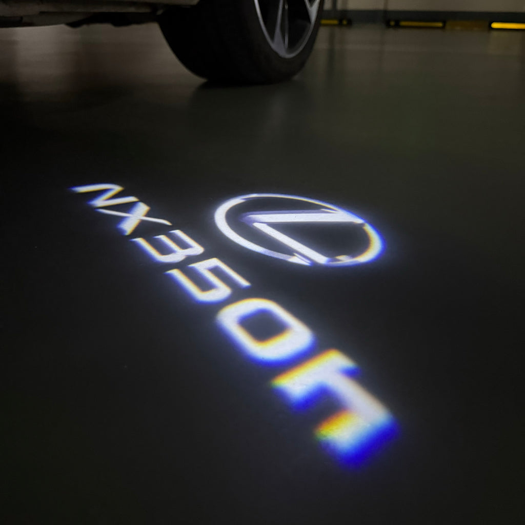 LEXUS LOGO PROJECTOR LIGHTS Nr.01 (الكمية 1 = 1 مجموعة / 2 أضواء باب)