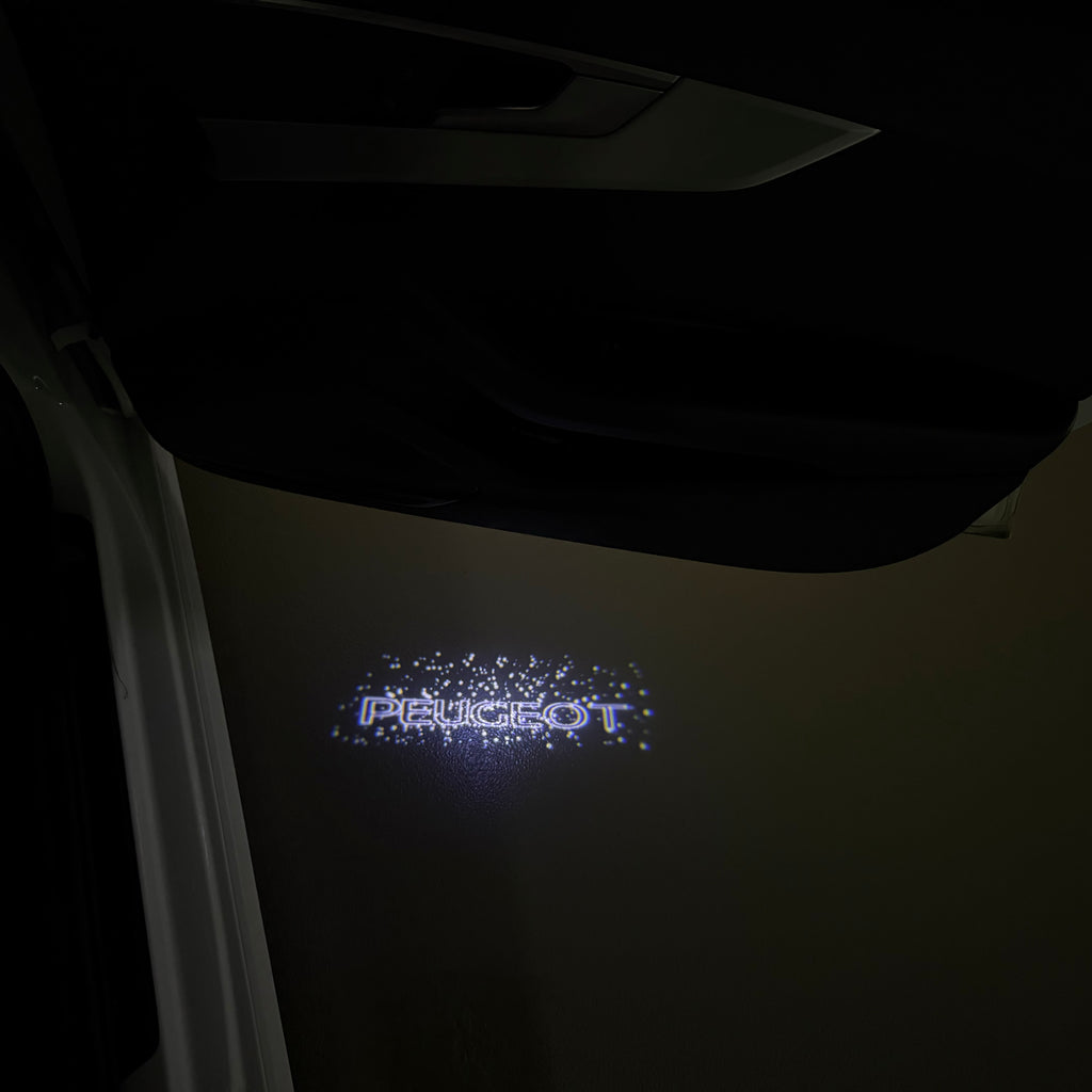 BMW M3 LOGO PROJECTOR LIGHTS Nr.24 (الكمية 1 = 1 مجموعة / 2 أضواء باب)