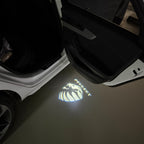 PEUGEOT ORIGINAL  LOGO PROJECTOT LIGHTS (quantity 1 = 1 sets/2 door lights) Nr.6024q67