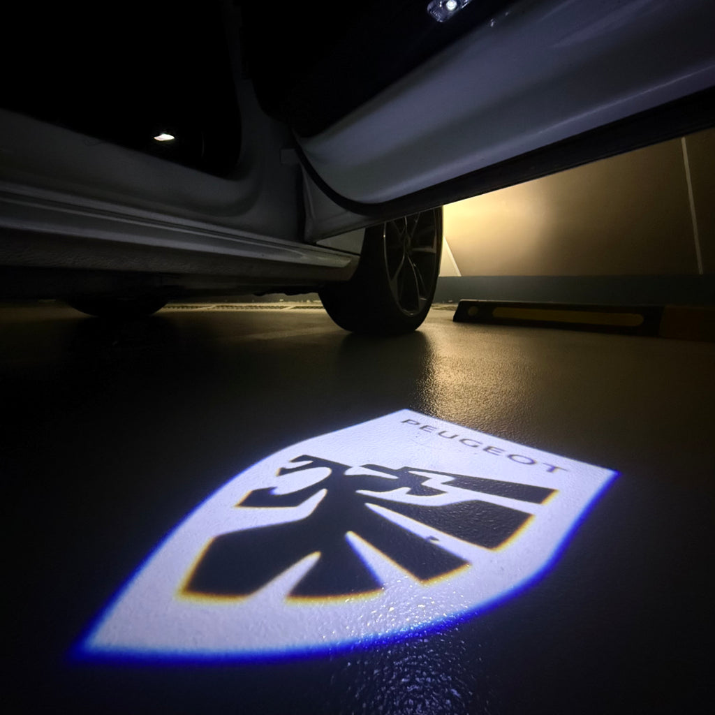 BMW M3 LOGO PROJECTOR LIGHTS Nr.24 (الكمية 1 = 1 مجموعة / 2 أضواء باب)
