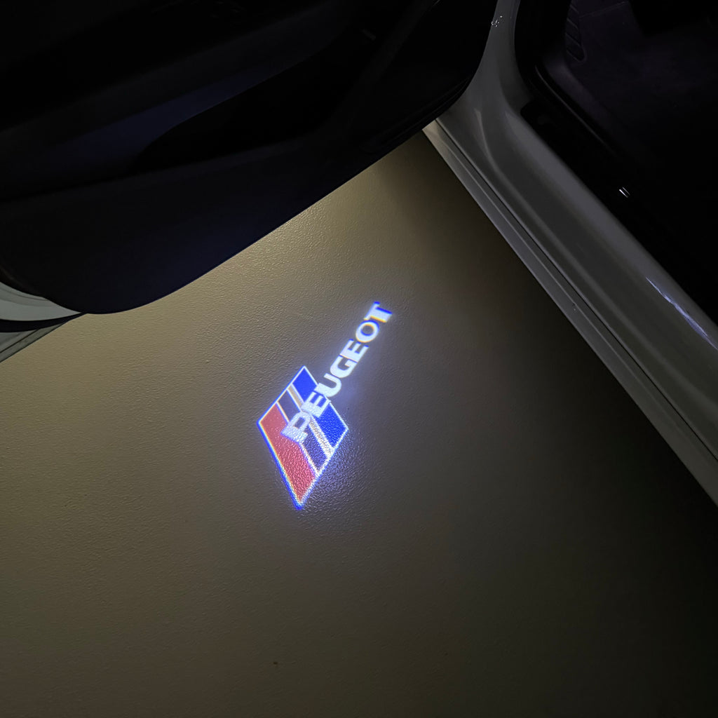 BMW M3 LOGO PROJECTOR LIGHTS Nr.24 (الكمية 1 = 1 مجموعة / 2 أضواء باب)