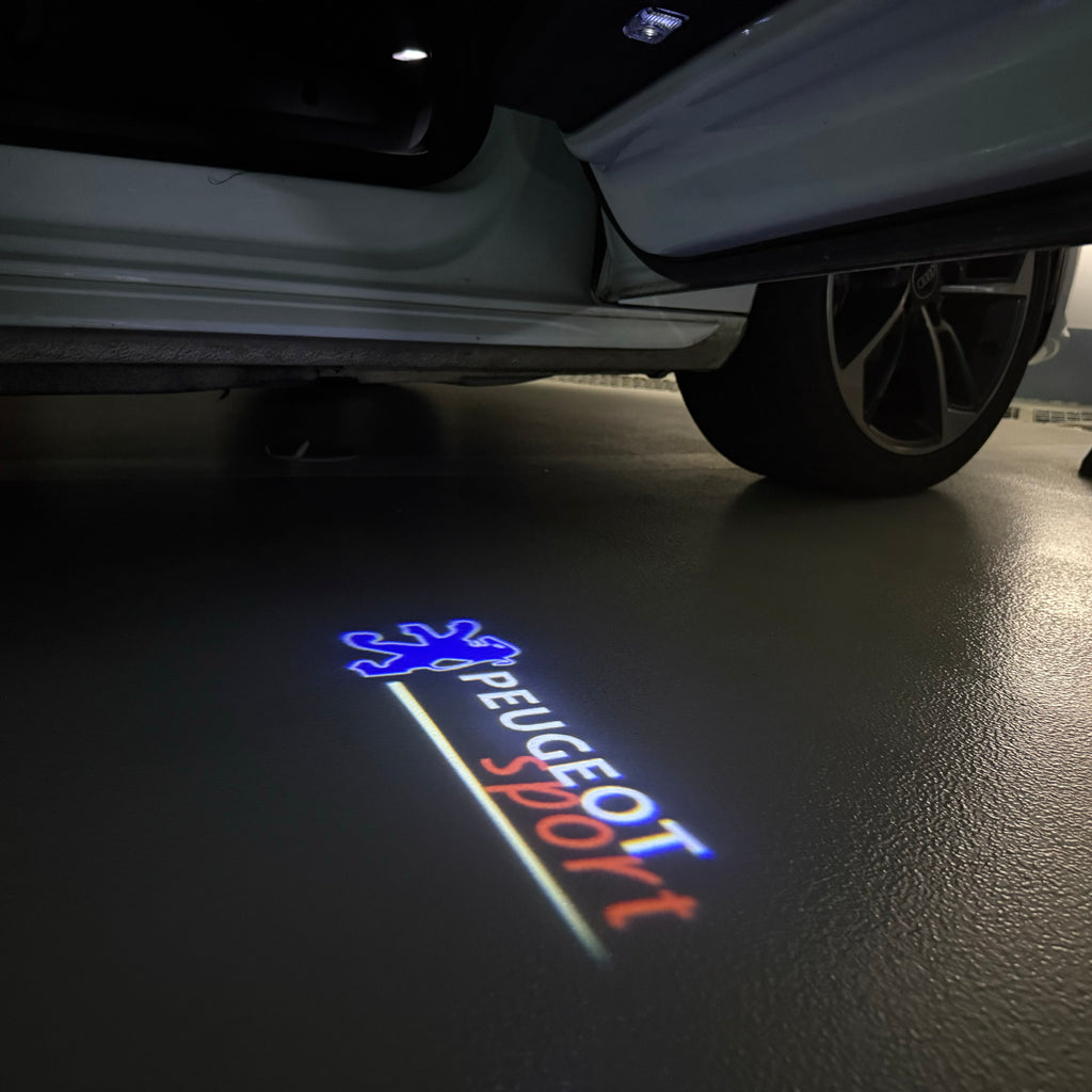 BMW M3 LOGO PROJECTOR LIGHTS Nr.24 (الكمية 1 = 1 مجموعة / 2 أضواء باب)