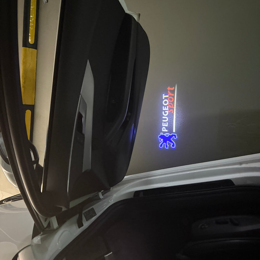 BMW M3 LOGO PROJECTOR LIGHTS Nr.24 (الكمية 1 = 1 مجموعة / 2 أضواء باب)