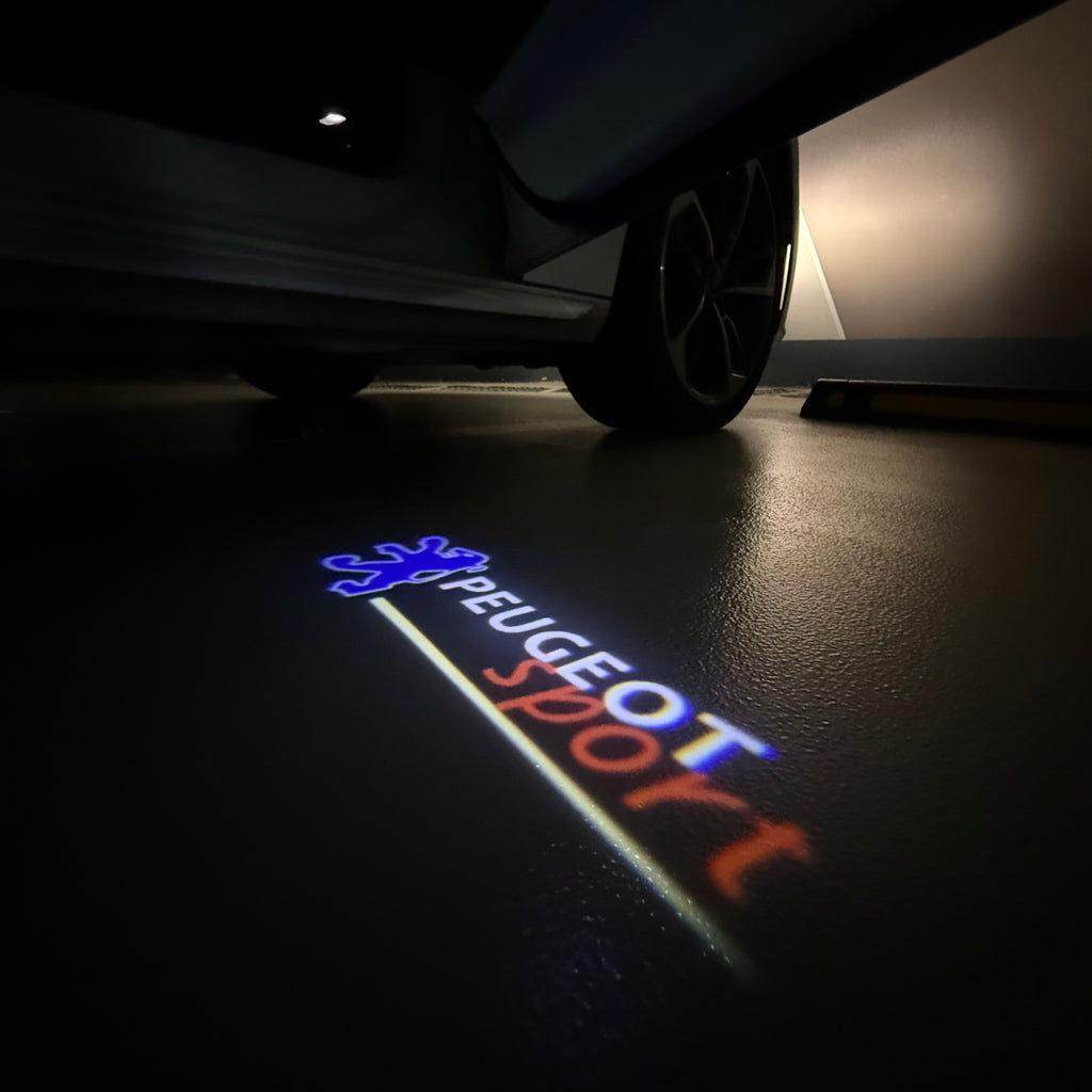 BMW M3 LOGO PROJECTOR LIGHTS Nr.24 (الكمية 1 = 1 مجموعة / 2 أضواء باب)