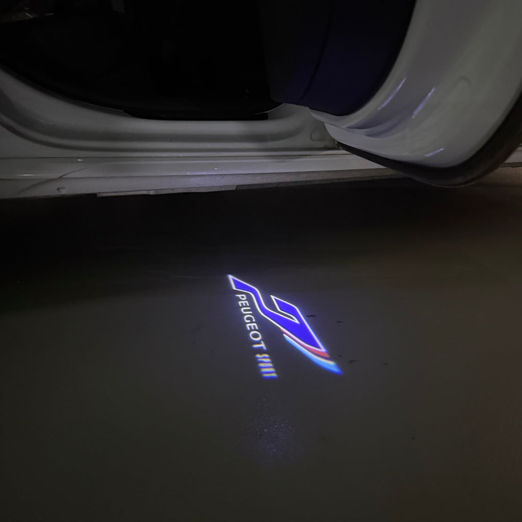 BMW M3 LOGO PROJECTOR LIGHTS Nr.24 (الكمية 1 = 1 مجموعة / 2 أضواء باب)