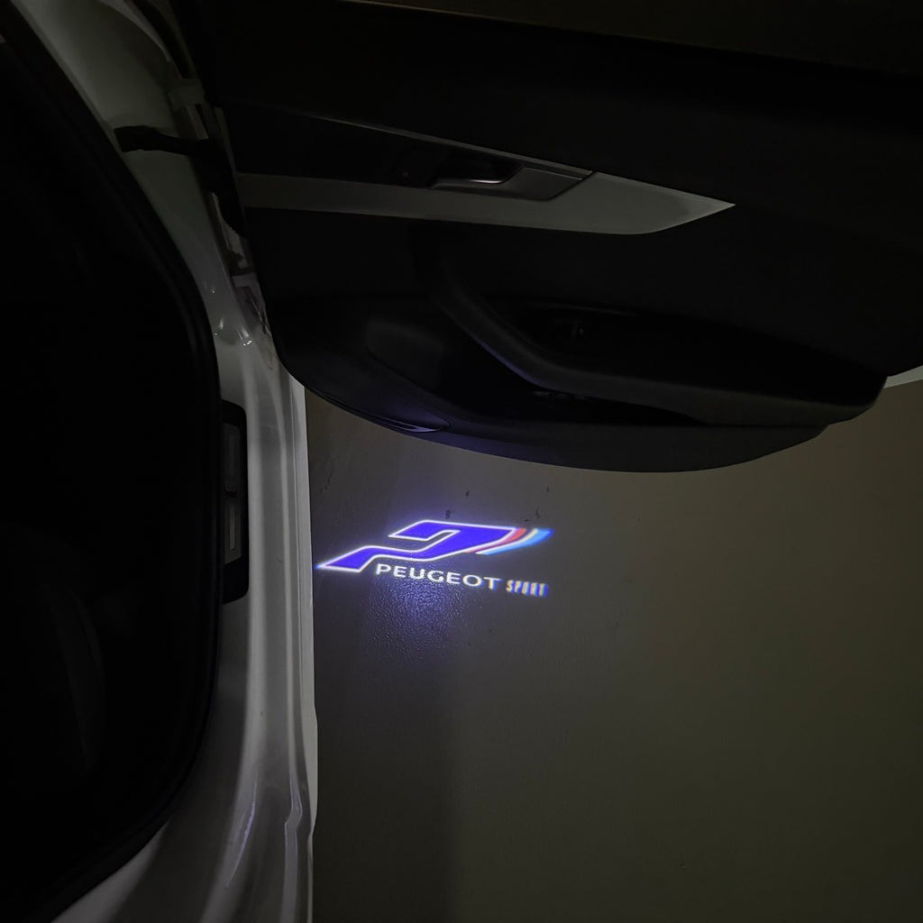 BMW M3 LOGO PROJECTOR LIGHTS Nr.24 (الكمية 1 = 1 مجموعة / 2 أضواء باب)
