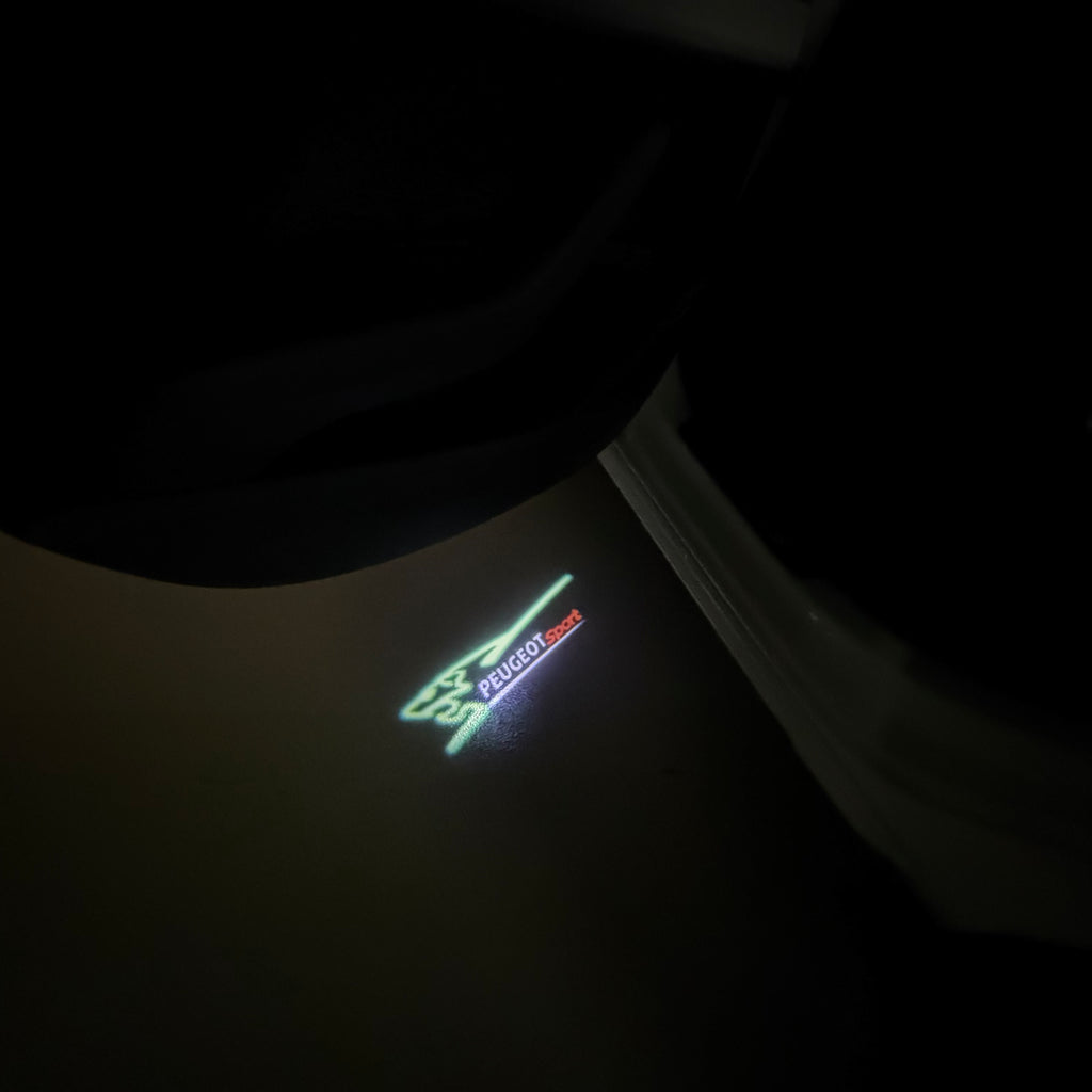 BMW M3 LOGO PROJECTOR LIGHTS Nr.24 (الكمية 1 = 1 مجموعة / 2 أضواء باب)