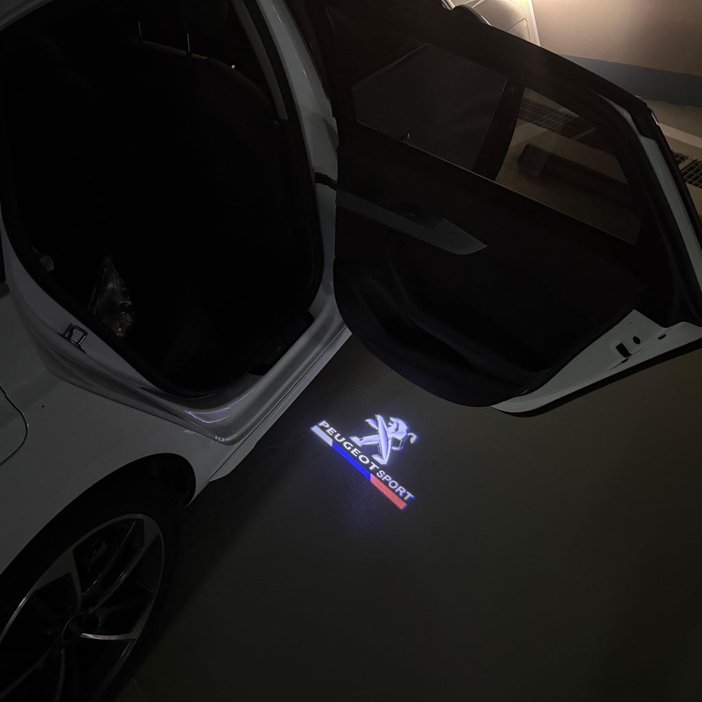 BMW M3 LOGO PROJECTOR LIGHTS Nr.24 (الكمية 1 = 1 مجموعة / 2 أضواء باب)