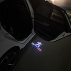 BMW M3 LOGO PROJECTOR LIGHTS Nr.24 (الكمية 1 = 1 مجموعة / 2 أضواء باب)