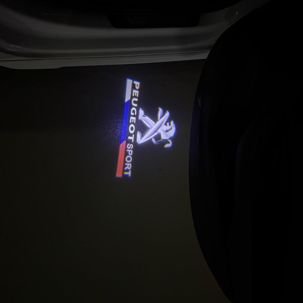BMW M3 LOGO PROJECTOR LIGHTS Nr.24 (الكمية 1 = 1 مجموعة / 2 أضواء باب)