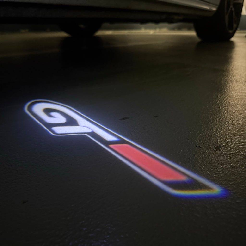BMW M3 LOGO PROJECTOR LIGHTS Nr.24 (الكمية 1 = 1 مجموعة / 2 أضواء باب)