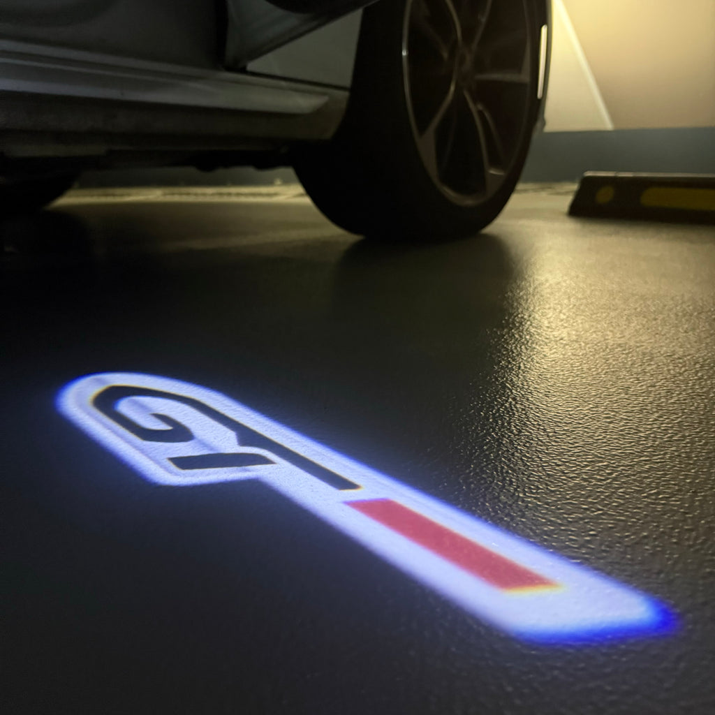 BMW M3 LOGO PROJECTOR LIGHTS Nr.24 (الكمية 1 = 1 مجموعة / 2 أضواء باب)