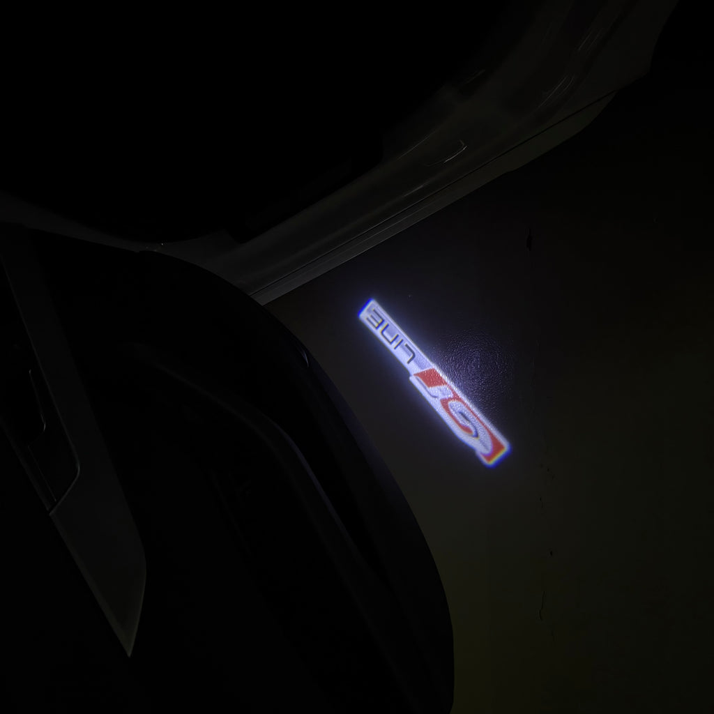BMW M3 LOGO PROJECTOR LIGHTS Nr.24 (الكمية 1 = 1 مجموعة / 2 أضواء باب)