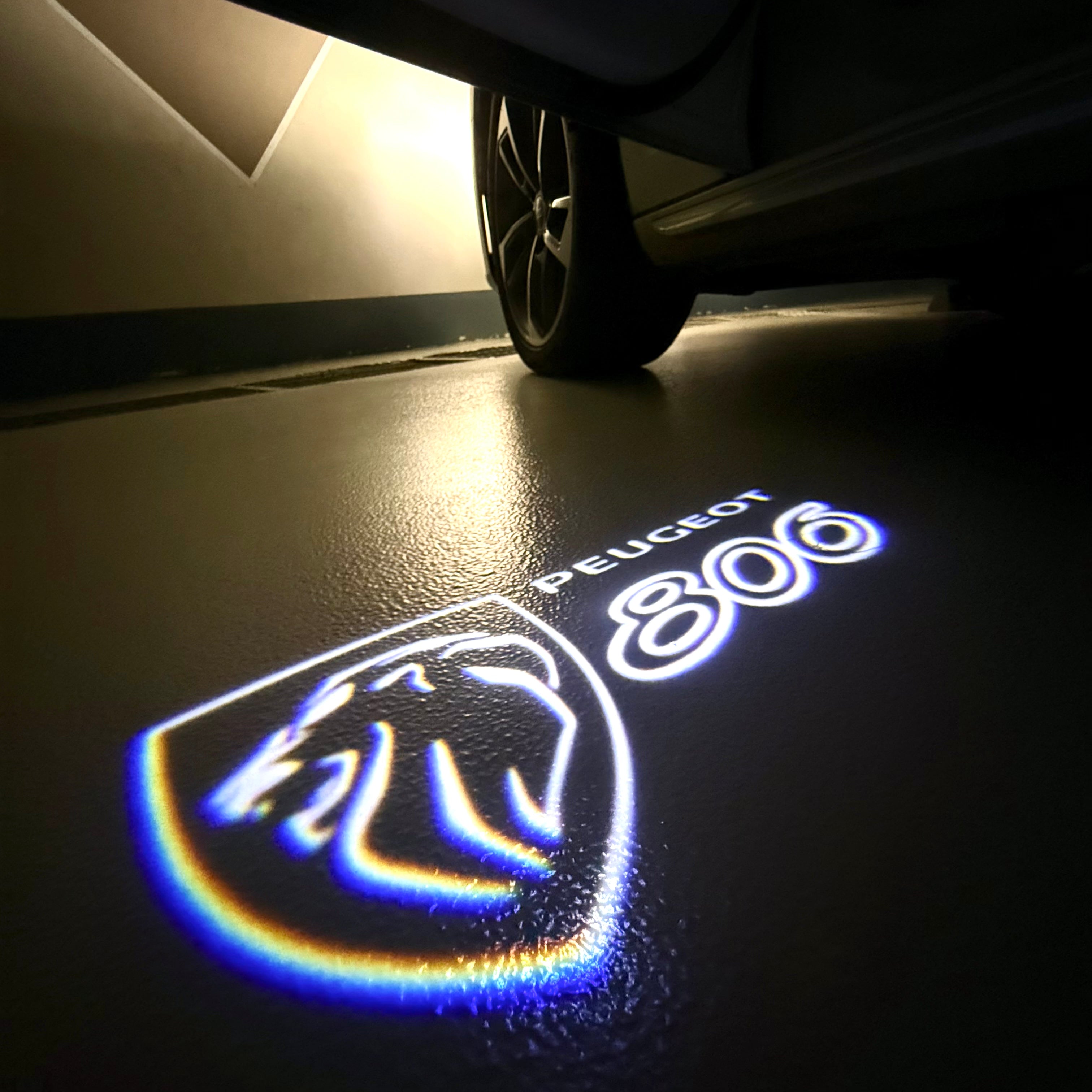 BMW M3 LOGO PROJECTOR LIGHTS Nr.24 (الكمية 1 = 1 مجموعة / 2 أضواء باب)