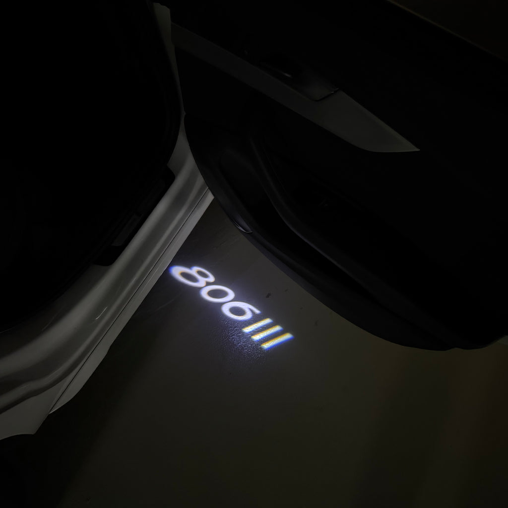 BMW M3 LOGO PROJECTOR LIGHTS Nr.24 (الكمية 1 = 1 مجموعة / 2 أضواء باب)